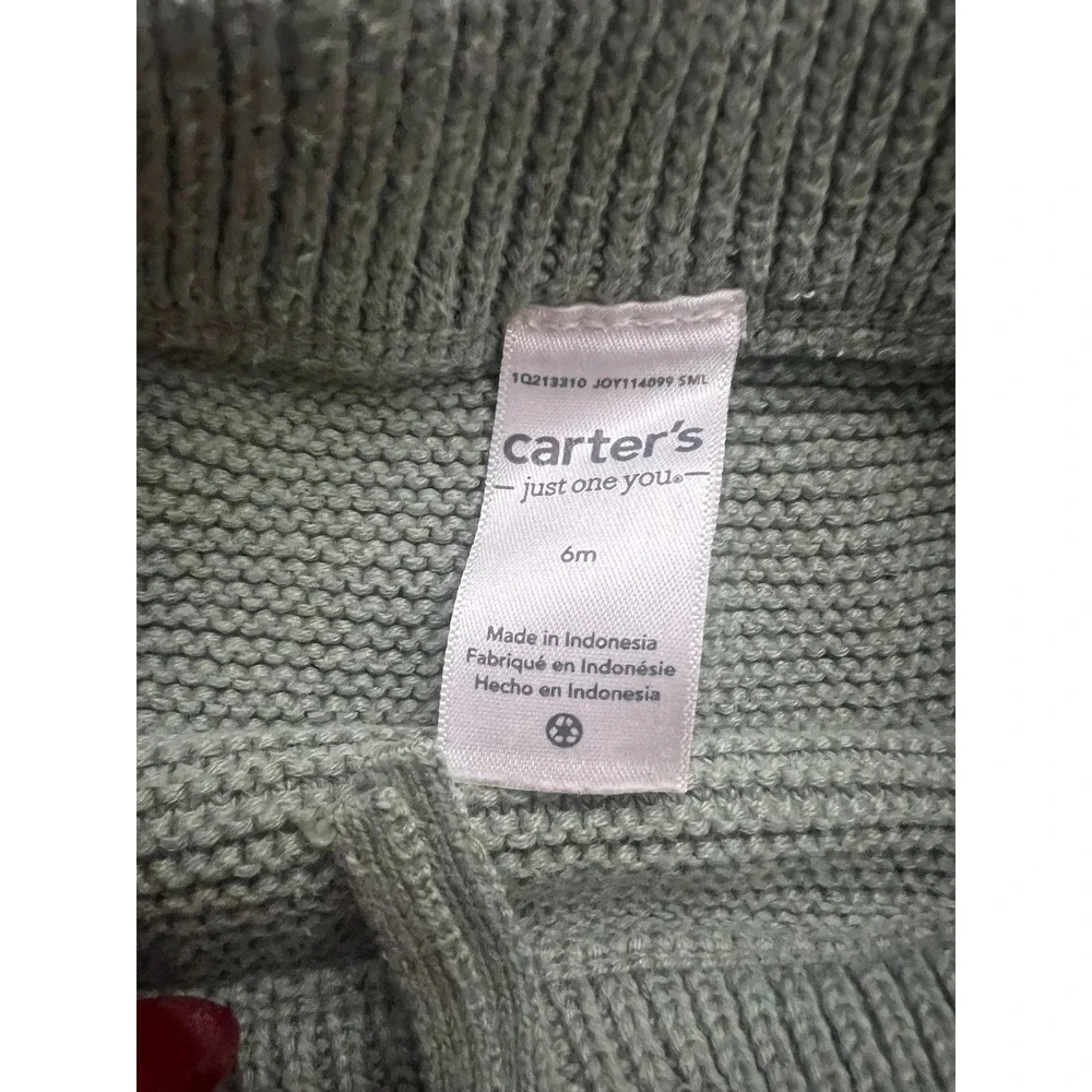 Old Navy & Carter's Knit Pants Bundle Baby 6-12M Modern Waffle & Striped 3pk